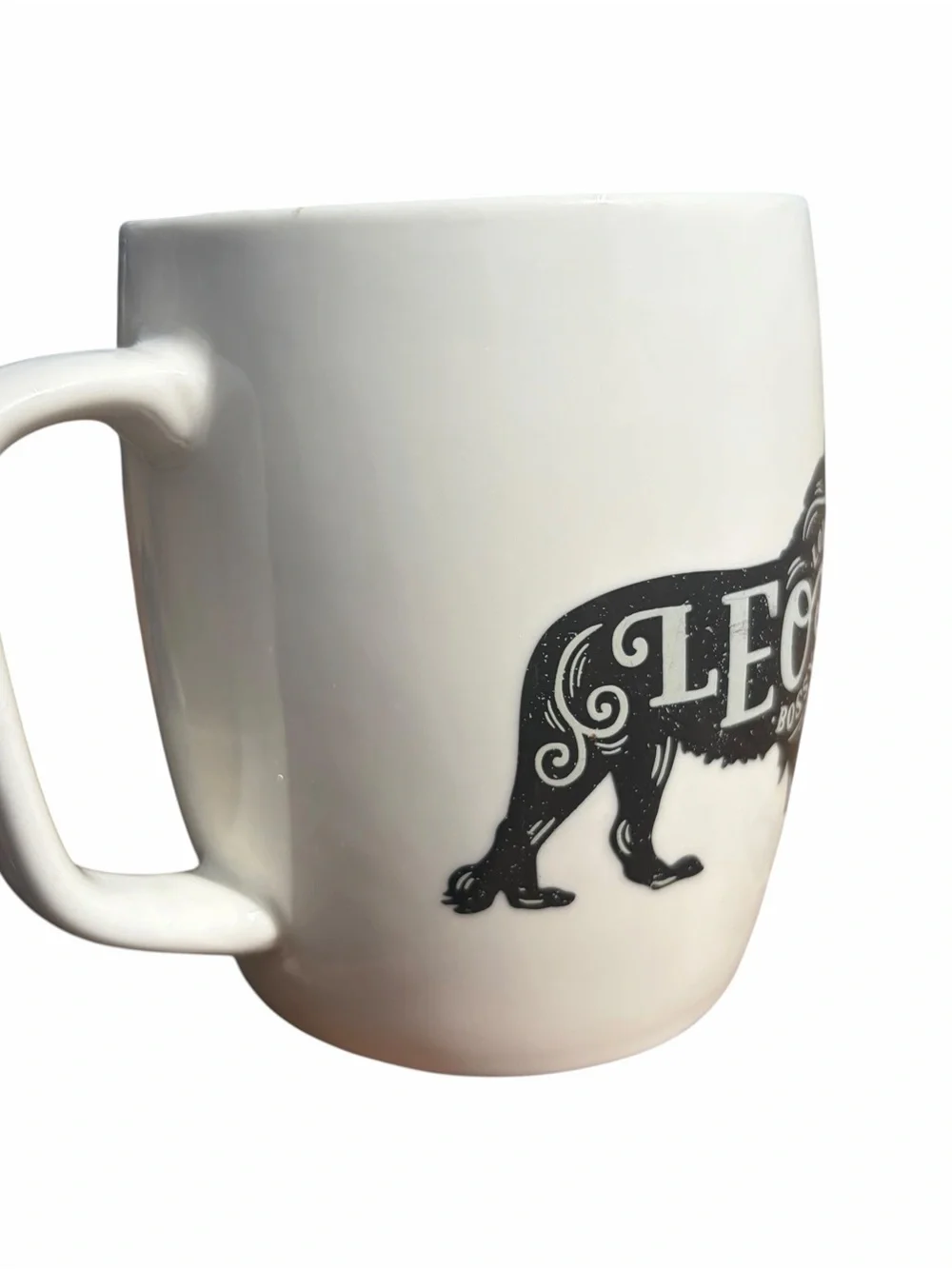 THRESHOLD LEO ZODIAC COFFEE MUG WHITE CERAMIC 12 OZ